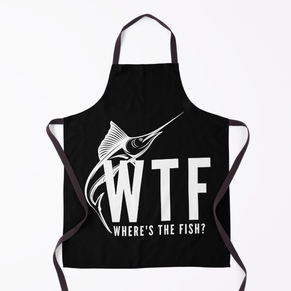 Item preview, WTF Where's The Fish Funny Fishing Gift Perfect Gift For Fishing Lovers designed and sold by NostalgicLatin.