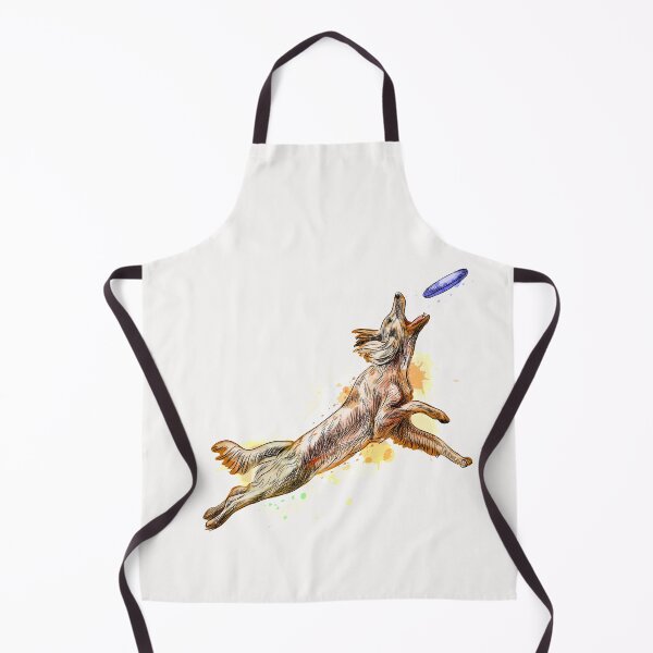 Item preview, Dog in the air catching a frisbee designed and sold by kalud-zoldyck.