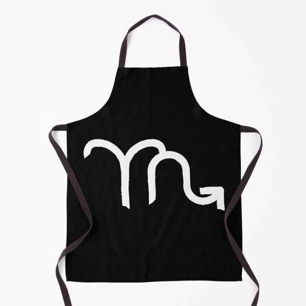 Item preview, Aries and Scorpio Combined Zodiac Signs Double Horoscope Symbols in White designed and sold by Zodiafy-Designs.