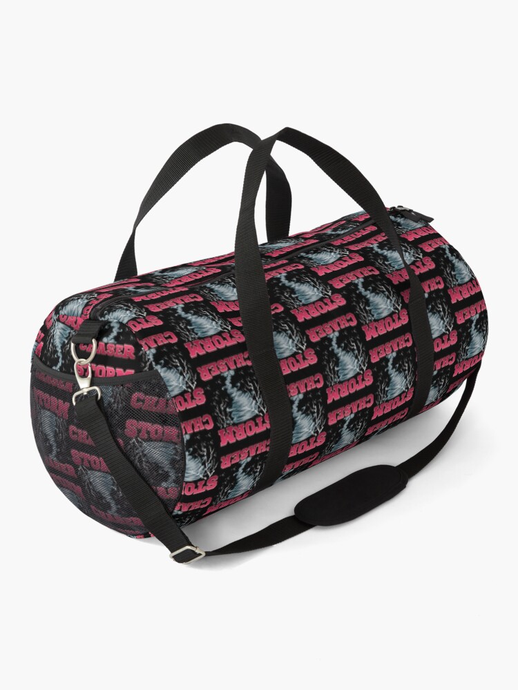 Alternate view of Storm Chaser Severe Weather Tornado Obsessed Duffle Bag