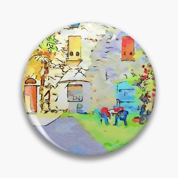 Item preview, Fognano: courtyard with red roses designed and sold by Giuseppe Cocco.
