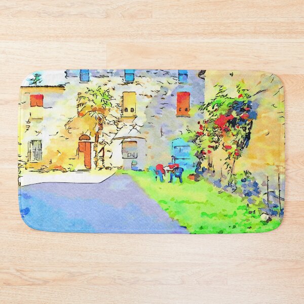 Item preview, Fognano: courtyard with red roses designed and sold by Giuseppe Cocco.