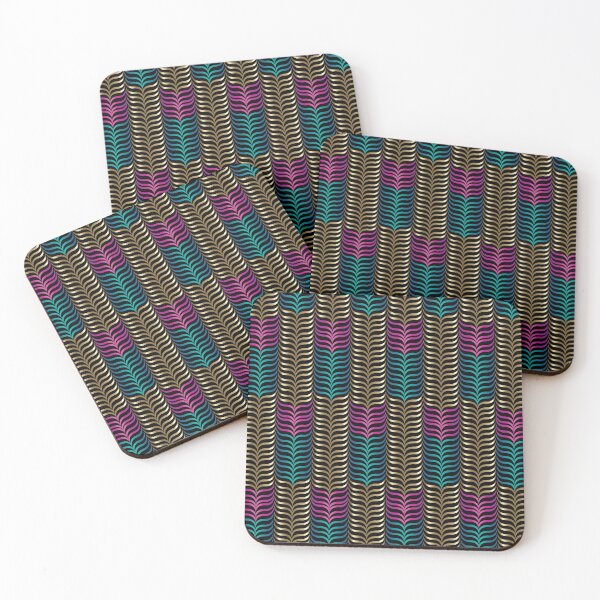 Item preview, Abstract Pointed Waves ( Black background) designed and sold by Nobiya.