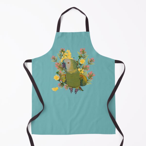 Item preview, Floral Blue Fronted Amazon Parrot designed and sold by Zurickdesigns.