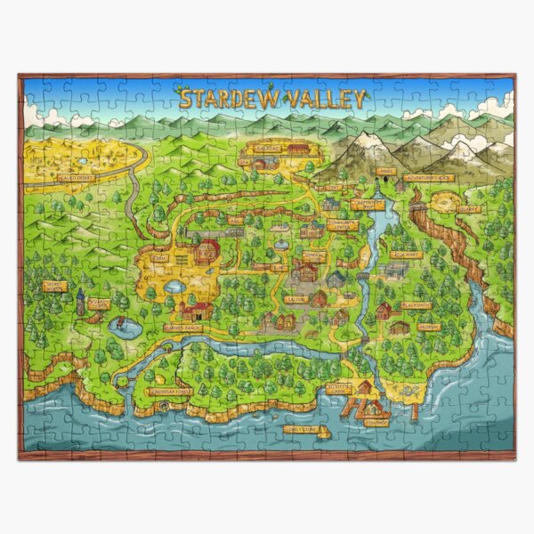 Stardew Valley Map Jigsaw Puzzle