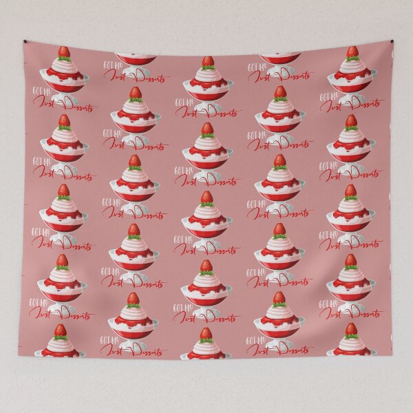 Item preview, Got My Just Desserts (Pink Background) designed and sold by PawsitiveMum.