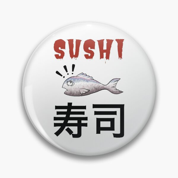 Item preview, Sushi troubled fish - Sushi in Japanese designed and sold by Redinsart.