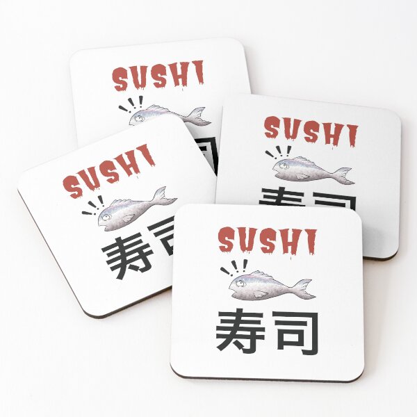 Item preview, Sushi troubled fish - Sushi in Japanese designed and sold by Redinsart.
