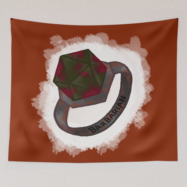 Item preview, Barbarian Bloodstone Ring designed and sold by astrobiologist.