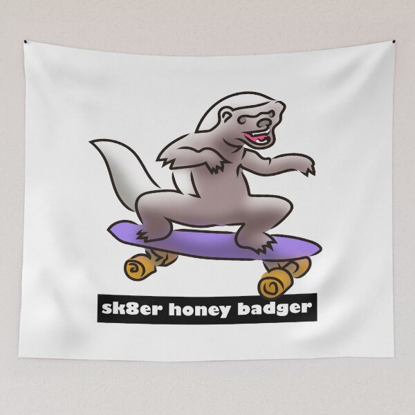 Item preview, Skateboard honey badger designed and sold by Xdelacra.