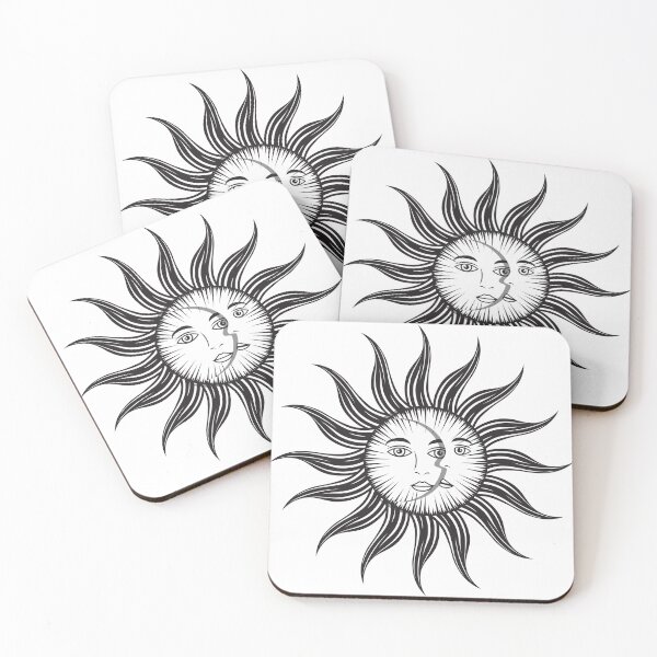 Item preview, Sun and Moon Faces designed and sold by BitsndPieces.