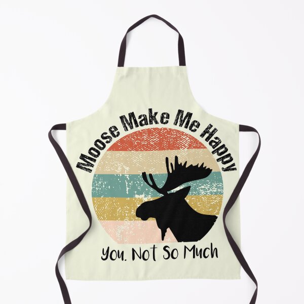 Item preview, Moose Make Me Happy You, Not So Much vintage for Men Women Boys Girls Kids moose Lover funny Gifts ideas designed and sold by biigshow.