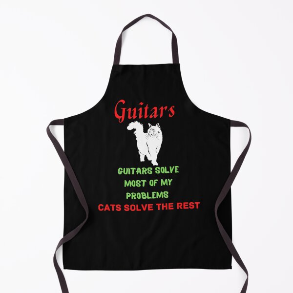 Item preview, Guitars Solve most of My Problems cats solve the rest Funny gift T-shirt designed and sold by lhousshop.