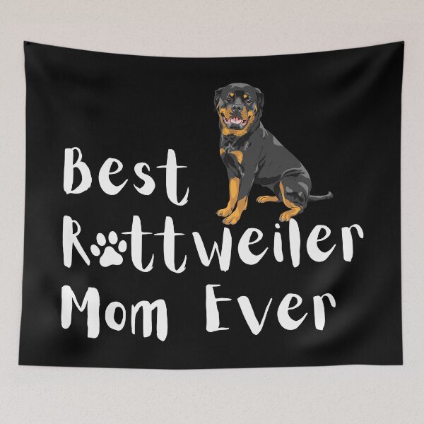 Item preview, Rottweiler mom quote best dog mom ever designed and sold by OneTimeEngineer.