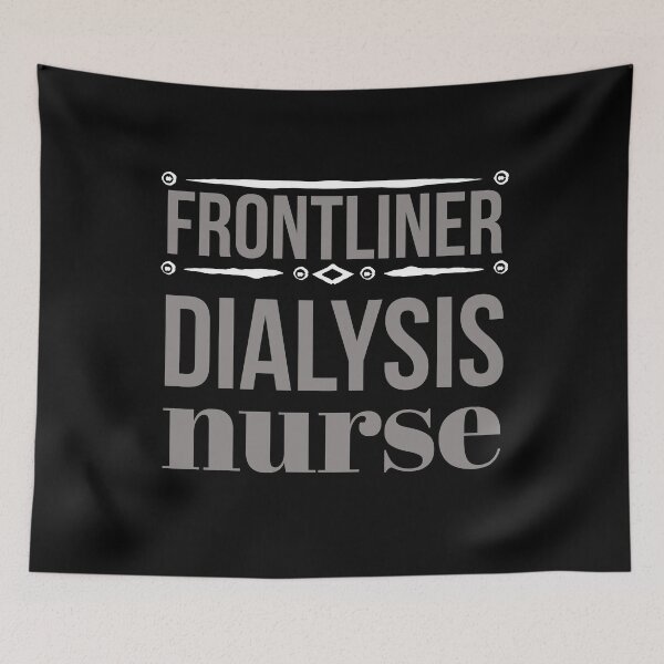 Item preview, frontliner dialysis nurse designed and sold by doctors-apparel.