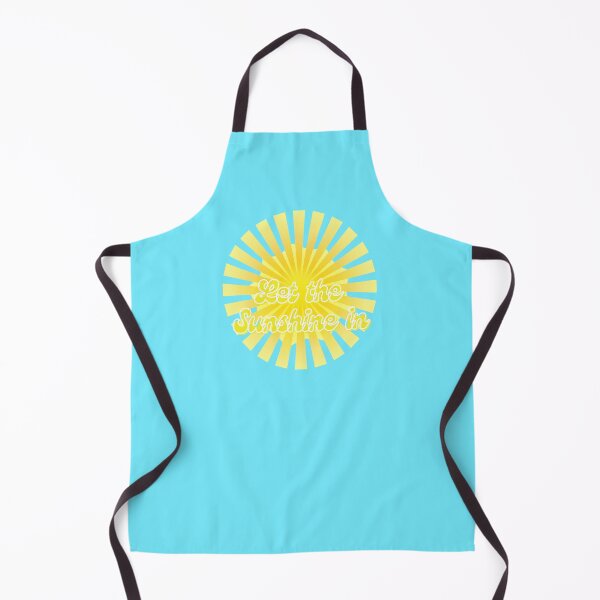 Item preview, Let The Sunshine In Shining Yellow Sun with Retro Lettering  designed and sold by MajestyMaker.