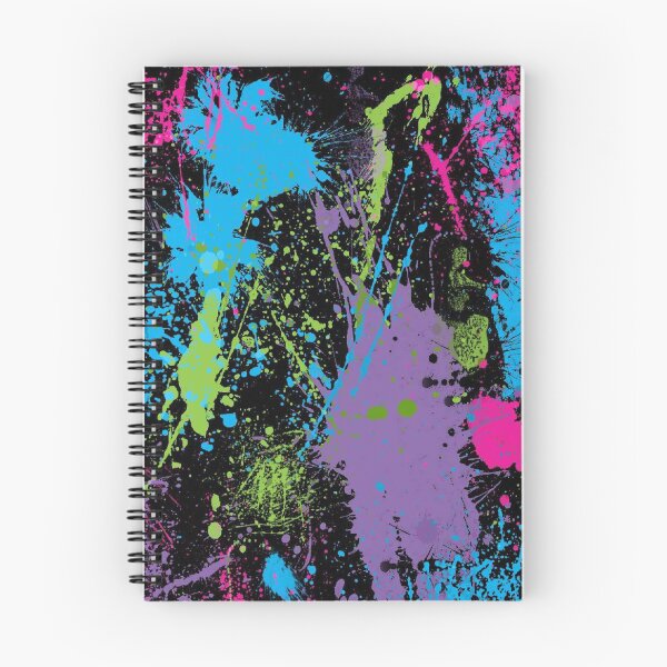 Item preview, Paint Splatter Rainbow Neon Pattern designed and sold by BoldNFresh.