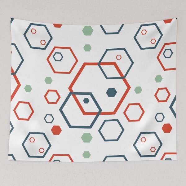 Item preview, Geometric hexagon design designed and sold by jkulling.