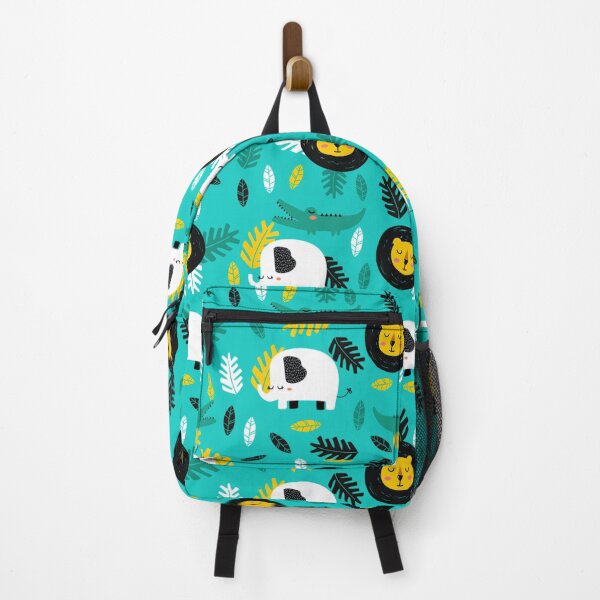 Item preview, Lion Elephant and Croc Cute Pattern designed and sold by Christof Hall.