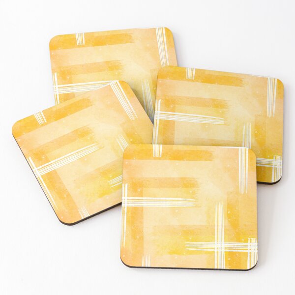Item preview, Yellow/White Abstract Art designed and sold by sabrinasheridan.