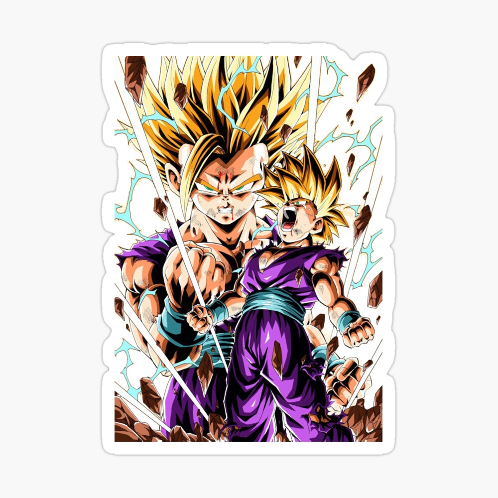 Gohan Super Saiyan 2 Poster By Wintering1 Redbubble