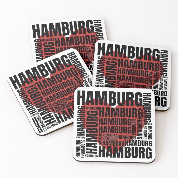 Item preview, Hamburg with heart designed and sold by crikz.