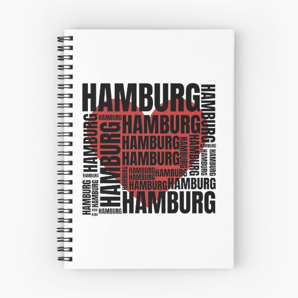 Item preview, Hamburg with heart designed and sold by crikz.