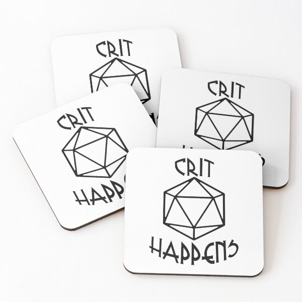 Item preview, crit happens designed and sold by rclsivcreative.