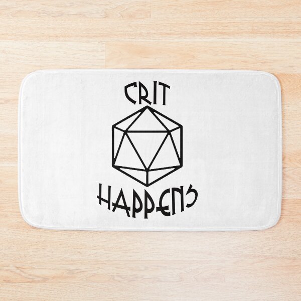 Item preview, crit happens designed and sold by rclsivcreative.
