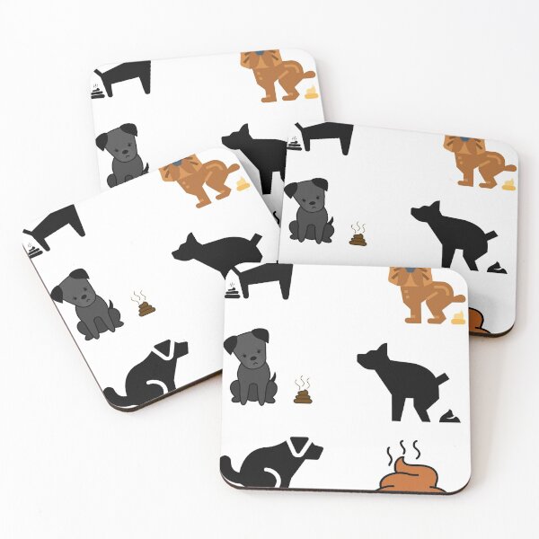 Dog Poop Coasters for Sale Redbubble