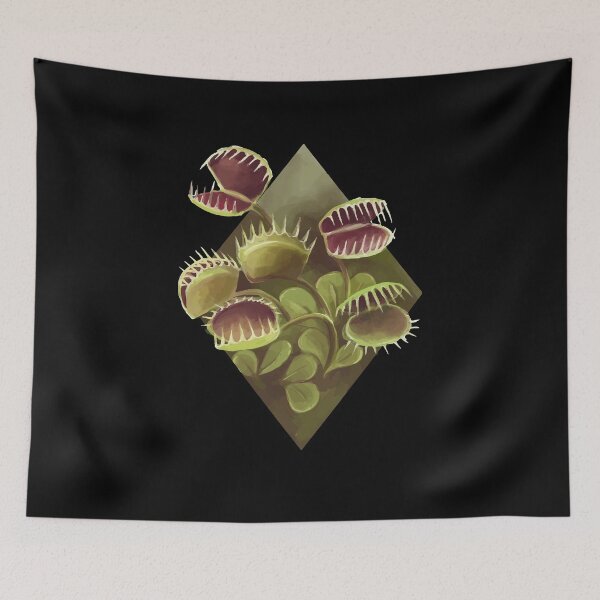Item preview, Carnivorous Plants Venus Flytrap Watercolor Botanical Plants designed and sold by Dressed For  Duty.