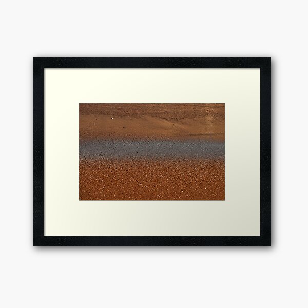 Wet Sands Framed Art Print