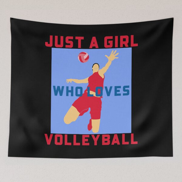 Item preview, Just A Girl Who Loves Volleyball designed and sold by alancrapopod.
