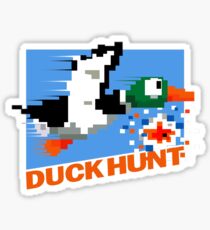 Duck Hunt Retro Cover Sticker