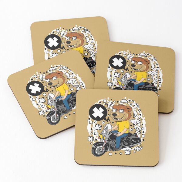 Item preview, Biker Bear designed and sold by Sinfamous.