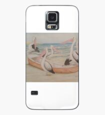 Pelican Pirates take over a dinghy Case/Skin for Samsung Galaxy