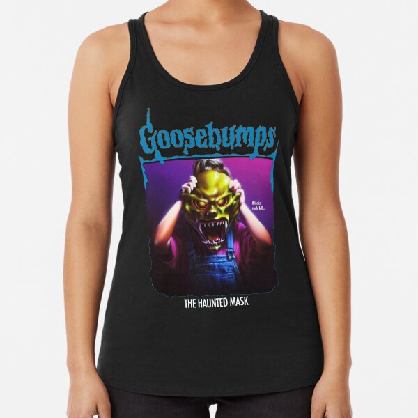 Goosebumps: Mask Racerback Tank Top