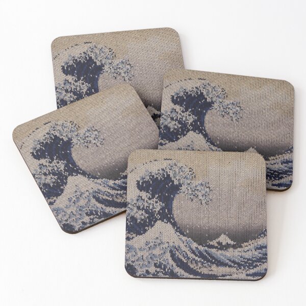 Item preview, Kanagawa wave - embroidery version  designed and sold by exceedthedose.