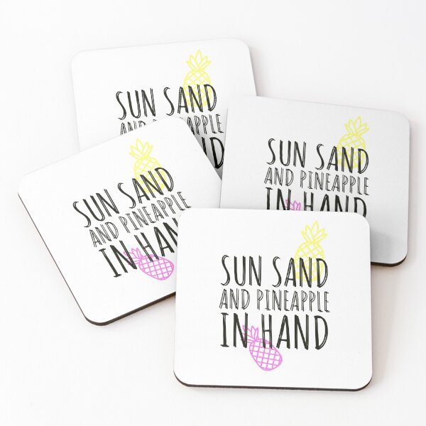 Item preview, "Sun, sand and pineapple in hand." - PINEAPPLE LOVER - PINEAPPLE  designed and sold by Tropical Blood.