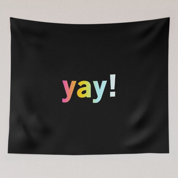 Item preview, Yay! designed and sold by Swirlstache.