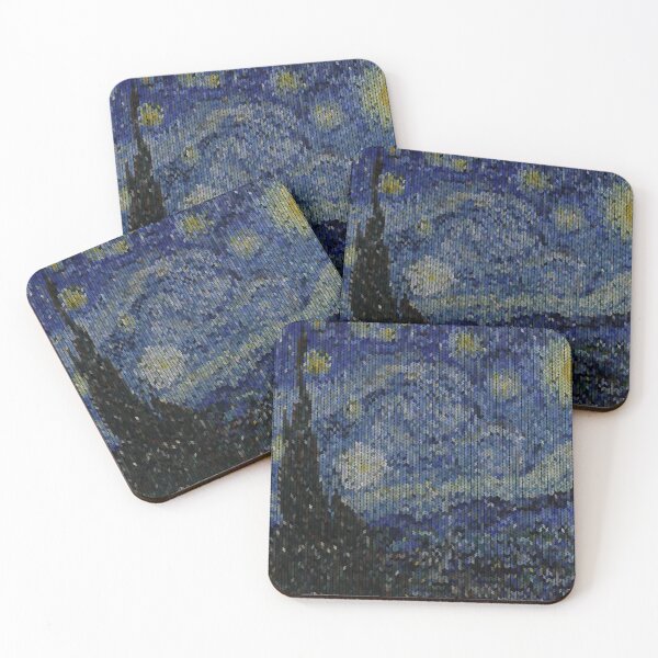 Item preview, Starry night van gogh - embroidery version  designed and sold by exceedthedose.