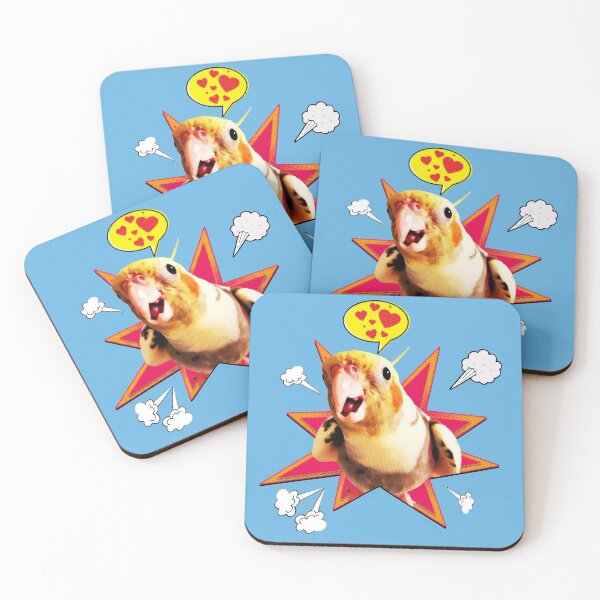 Item preview, Cockatiel loves you! designed and sold by Rockergandalf.