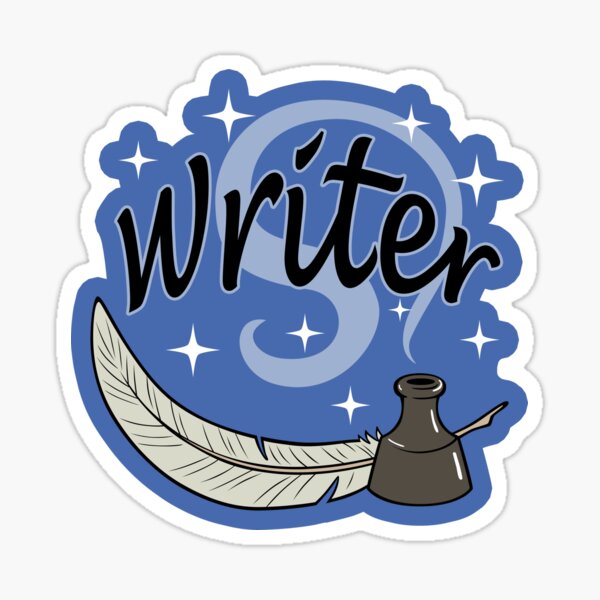 Writer Sticker