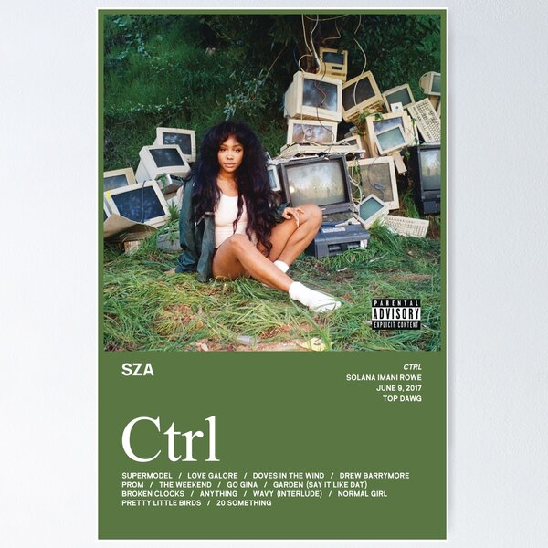 Item preview, SZA - Ctrl Tracklist designed and sold by czrk.