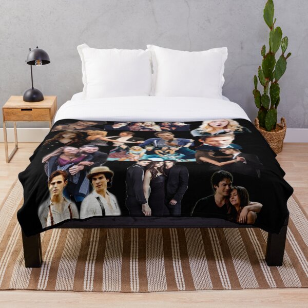 TVD collage Throw Blanket