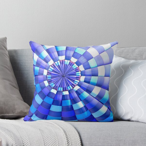 Item preview, Blue hot air balloon cool colors pattern designed and sold by Voxarto.