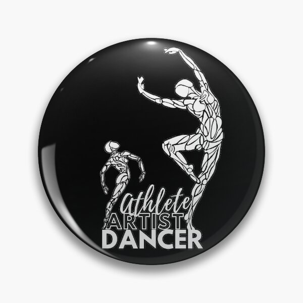 Item preview, White on Black Athlete Artist Dancer  designed and sold by danceink.