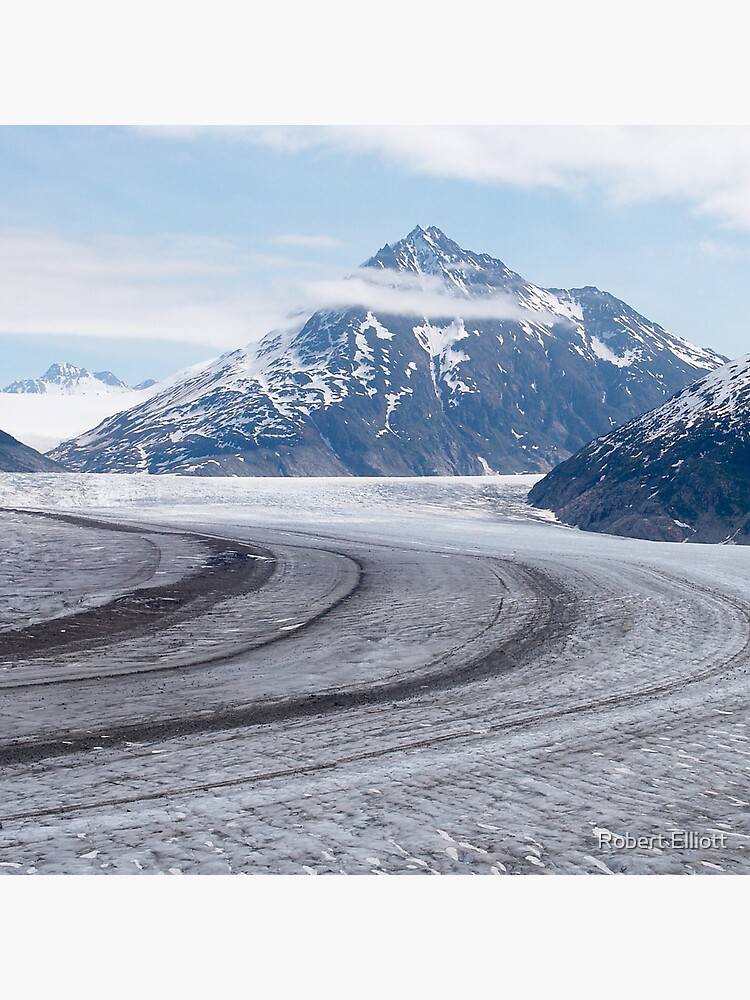 "Birds eye view Meade Glacier, Alaska" Coasters (Set of 4) by rob44