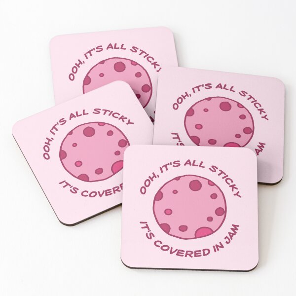 Item preview, Classic Izzard: Ooh, it's all sticky; it's covered in jam (red text) designed and sold by Ofeefee.