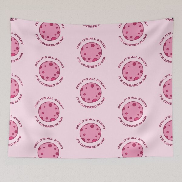 Item preview, Classic Izzard: Ooh, it's all sticky; it's covered in jam (red text) designed and sold by Ofeefee.
